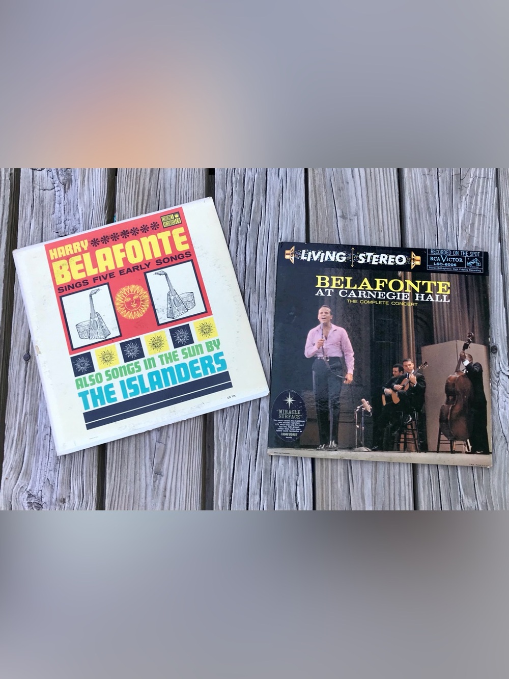 HARRY BELAFONTE Multiple Vinyl Record Disc Sets Vintage Music Records Islanders